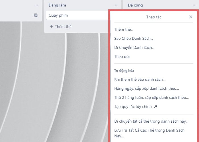 Hướng dẫn cách sử dụng Trello