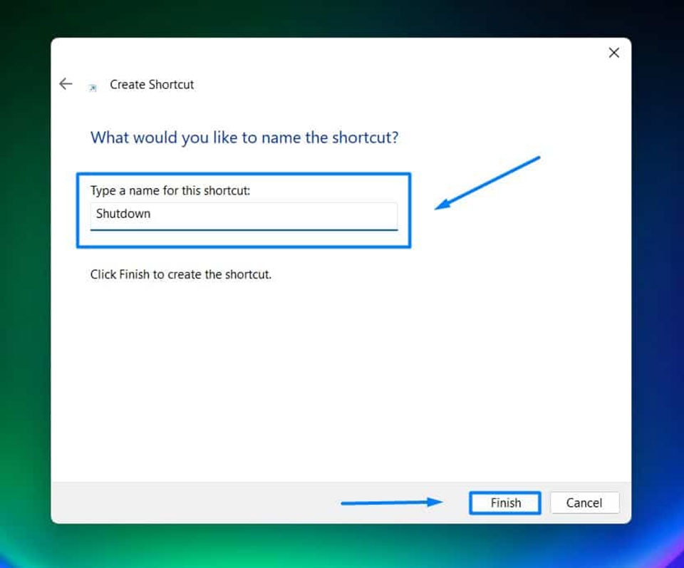 Tạo nút Shutdown trên Windows 11 - Ảnh 05