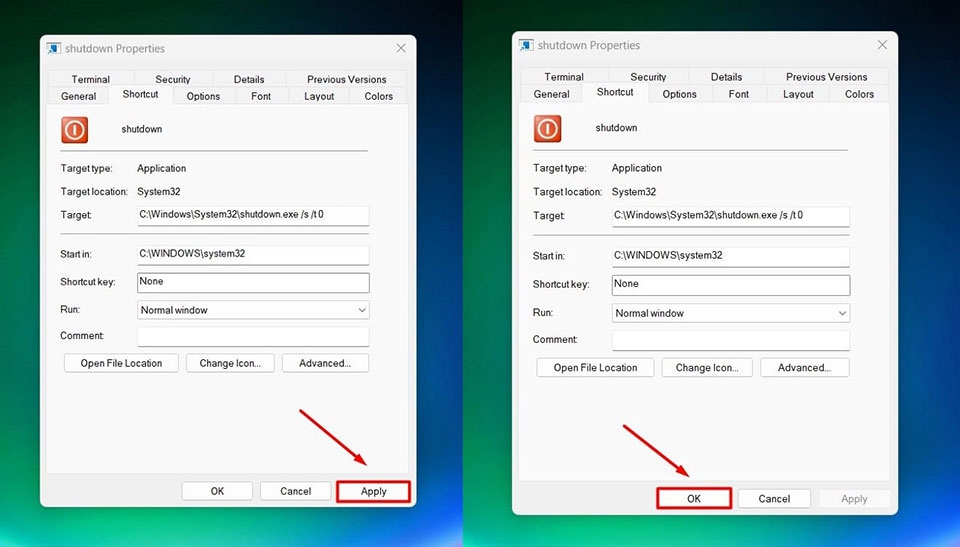 Tạo nút Shutdown trên Windows 11 - Ảnh 10