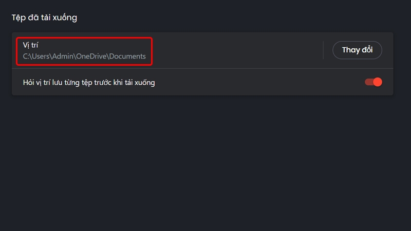 Hướng dẫn thay đổi thư mục tải xuống trình duyệt Brave