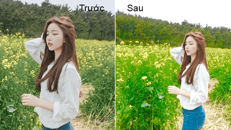 Công thức chỉnh ảnh ngoài trời 2