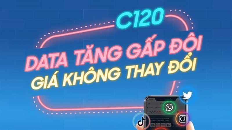 Cú pháp đăng ký gói C120 MobiFone