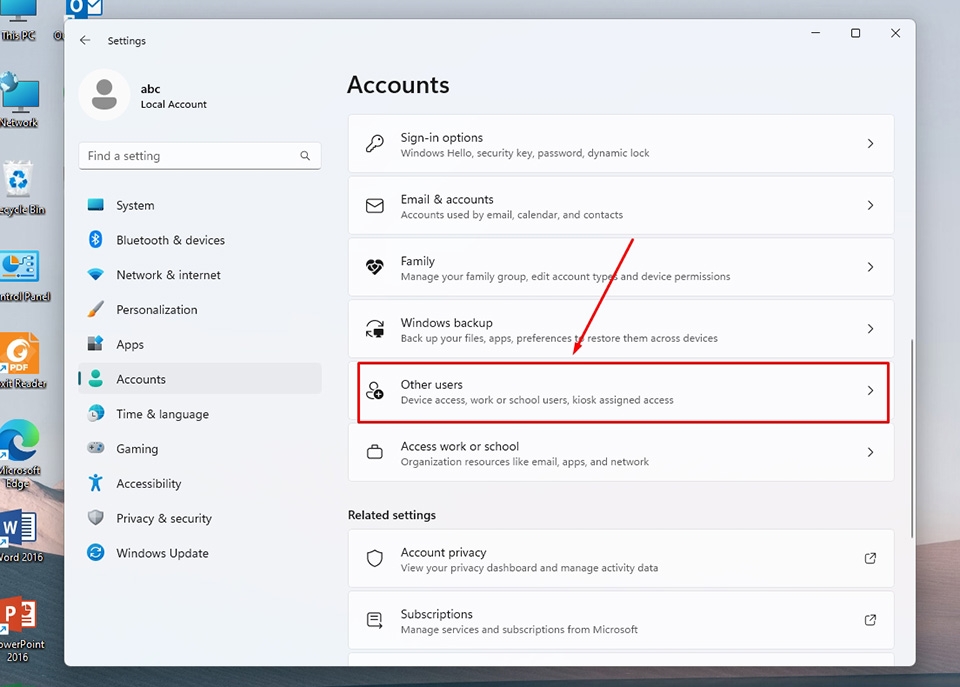 Cách đổi tên thư mục User trong Windows 11
