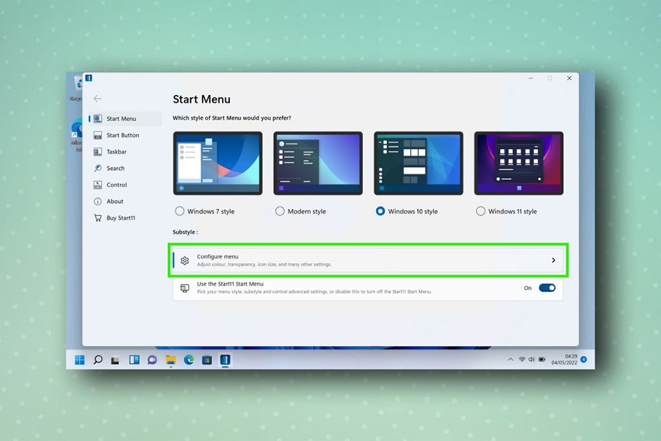 Chuyển Start Menu Windows 11 về Windows 10 - Ảnh 08