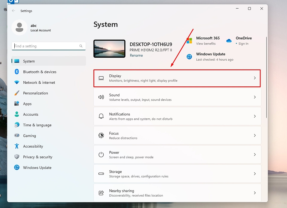 Xoay màn hình trong Windows 11 - Ảnh 04