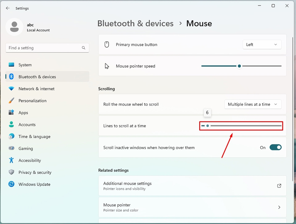 Chỉnh tốc độ con lăn chuột trong Windows 11 - Ảnh 07