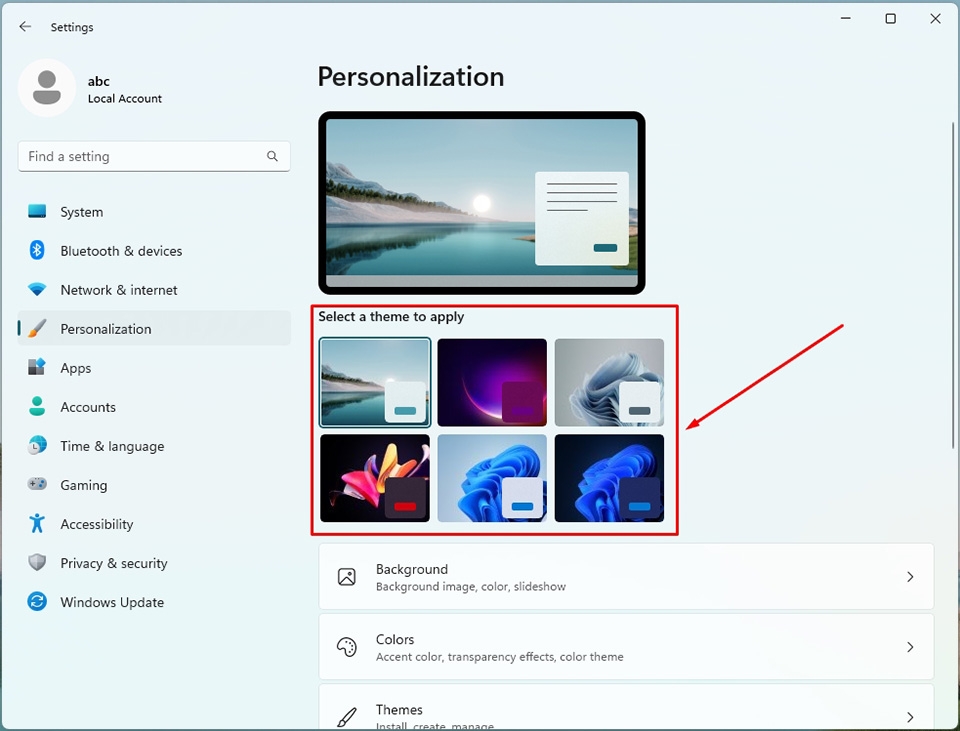 Đổi theme trên Windows 11 - Ảnh 03