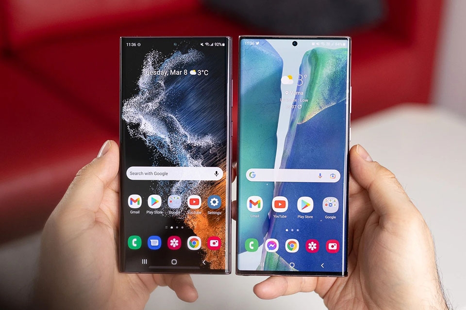 So sánh Samsung Galaxy S23 Ultra và Galaxy Note 20 Ultra