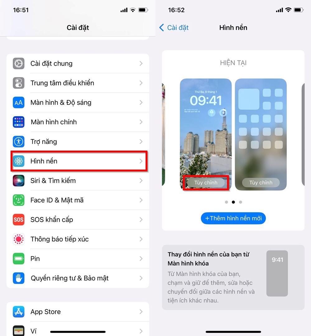 Cách theo dõi thời tiết trên màn hình khoá iOS 16 1