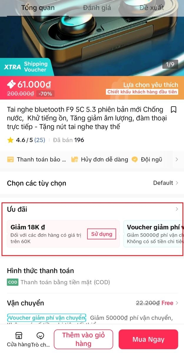 mã giảm giá tiktok 7