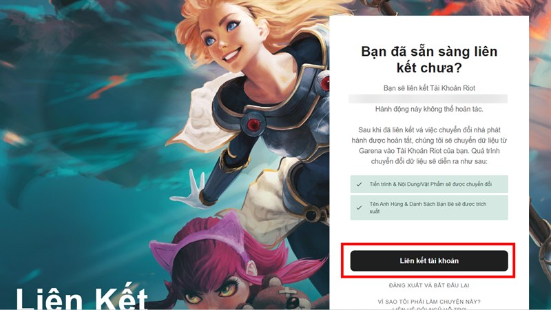 Cách liên kết tài khoản Garena sang Riot 6