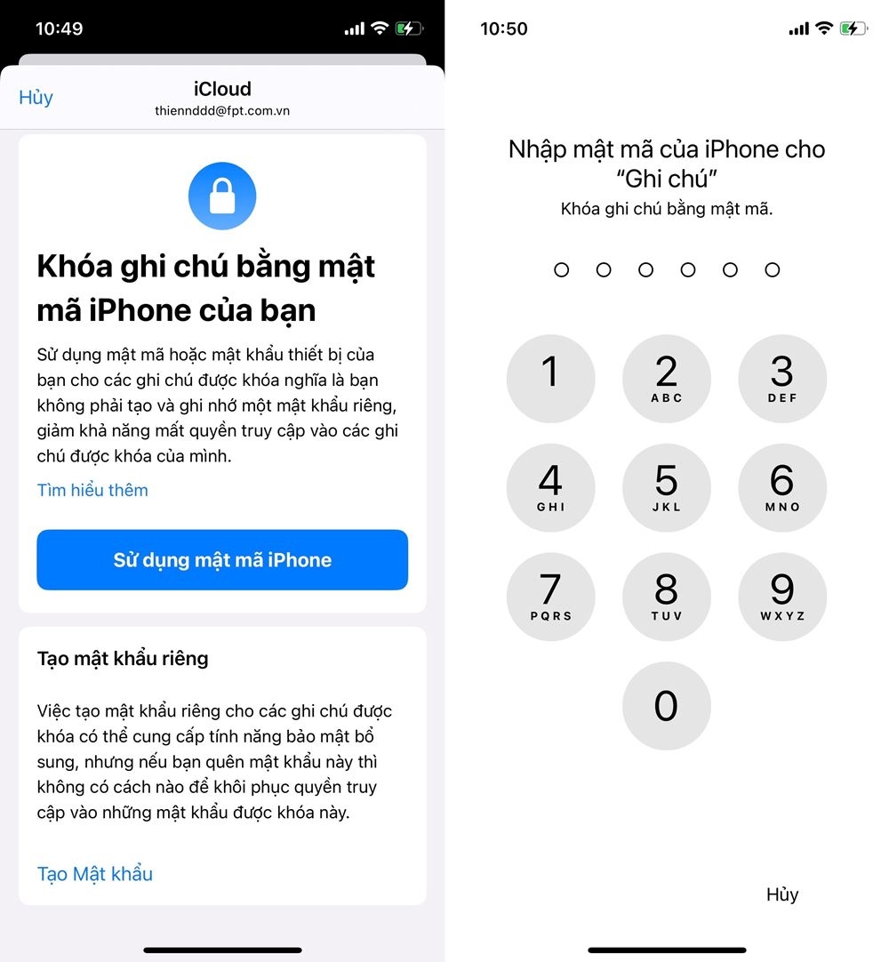 Cách khoá ghi chú bằng Face ID trên iOS 16 2