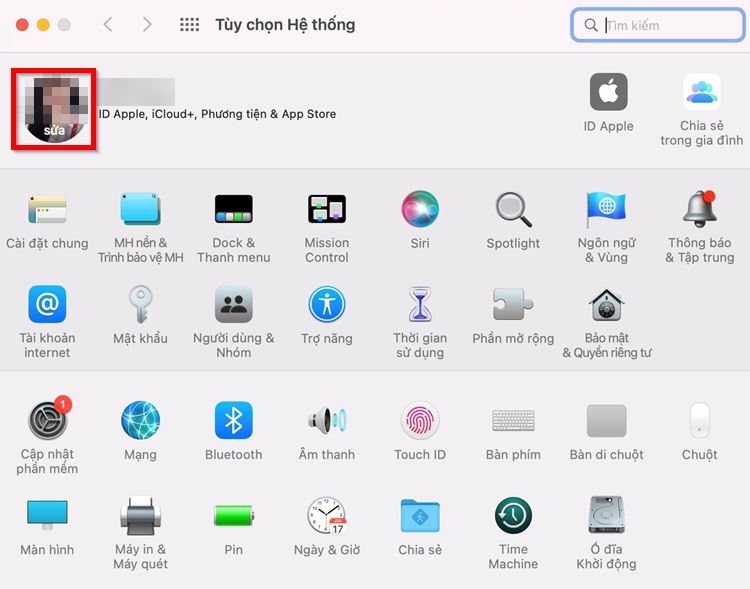 Cách đặt Emoji làm ảnh đại diện ID Apple trên Macbook 2