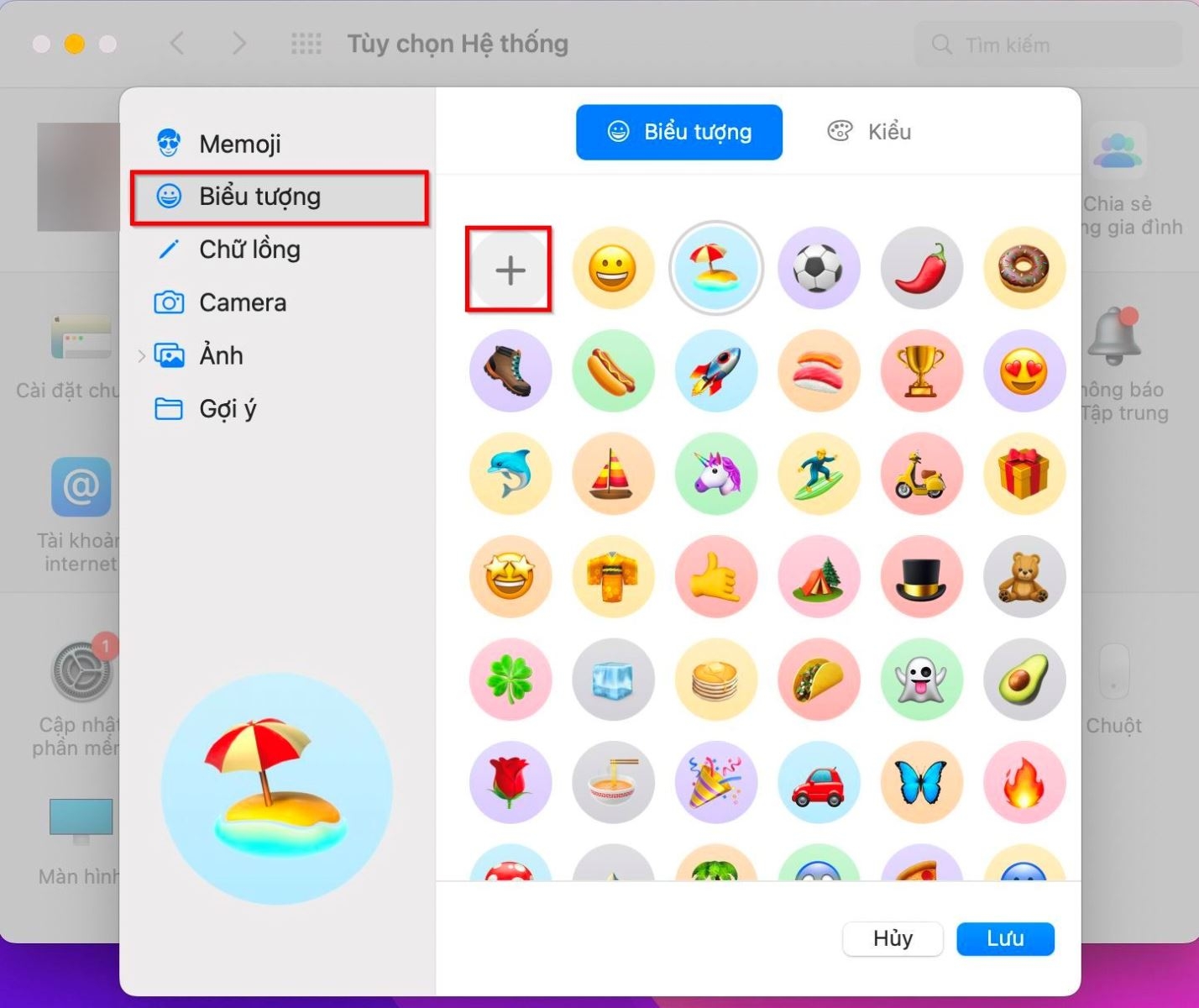 Cách đặt Emoji làm ảnh đại diện ID Apple trên Macbook 4