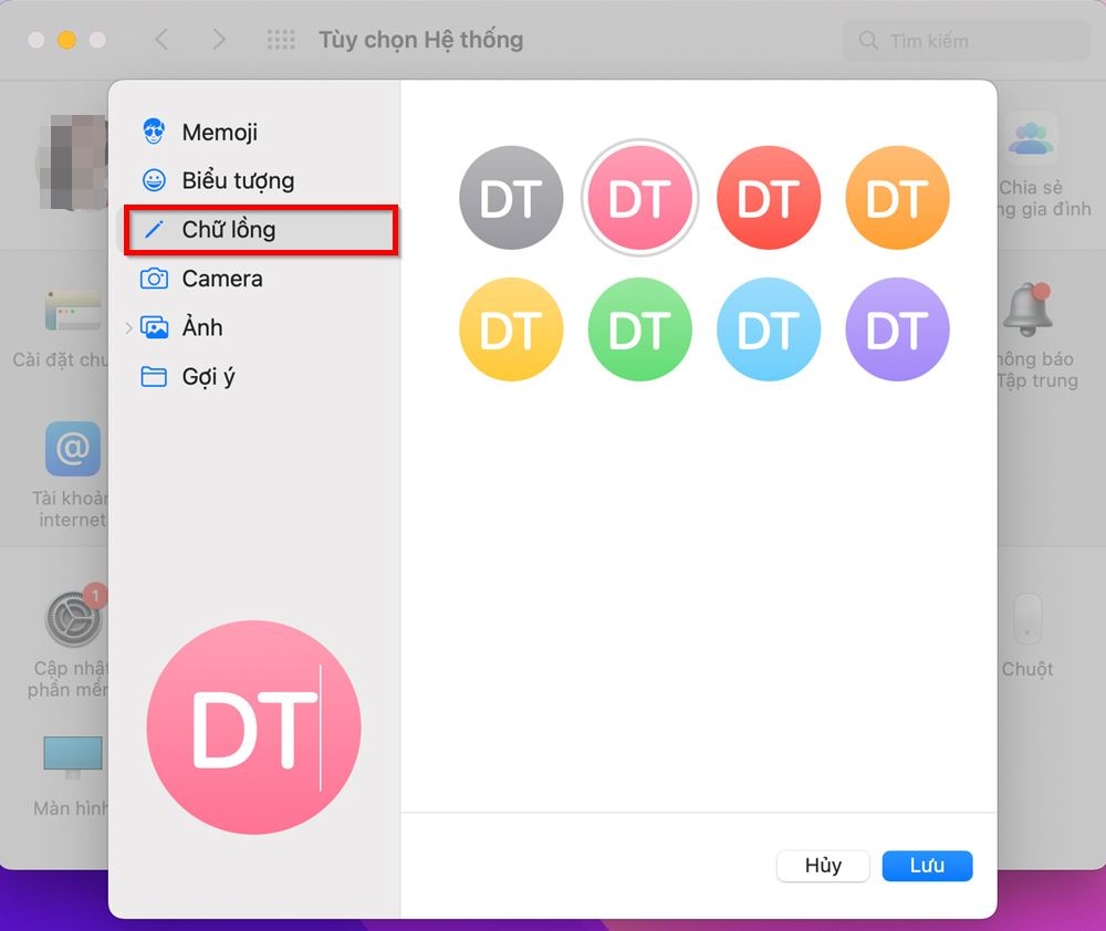 Cách đặt Emoji làm ảnh đại diện ID Apple trên Macbook 5