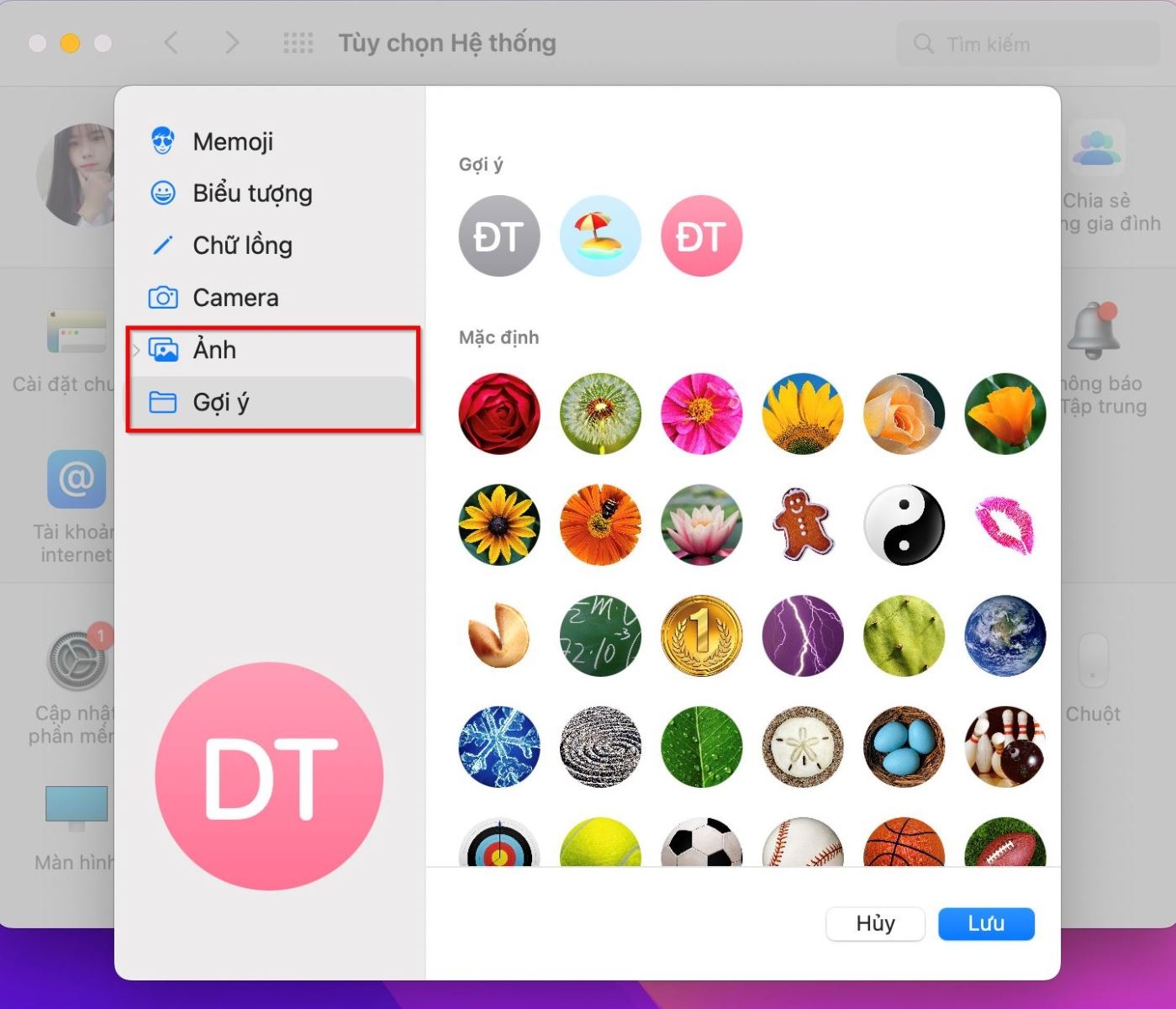 Cách đặt Emoji làm ảnh đại diện ID Apple trên Macbook 7