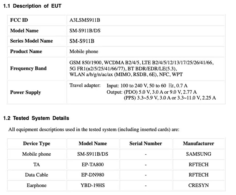 Galaxy S23 đạt chứng nhận FCC (ảnh 3)