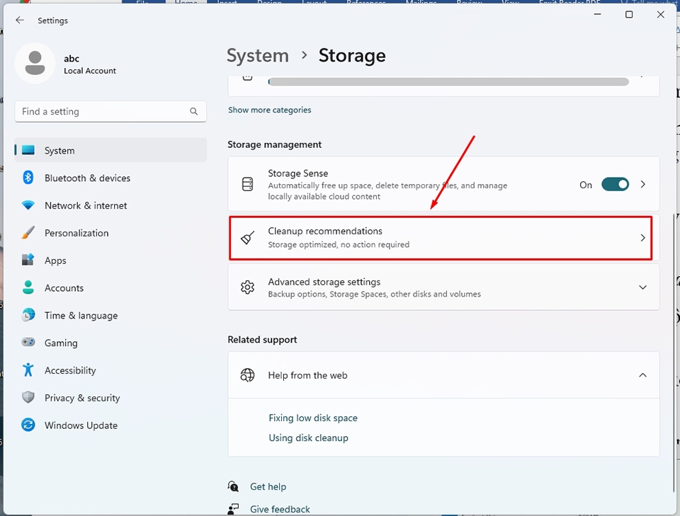 khắc phục ổ C bị đầy trong Windows 11 - Ảnh 02