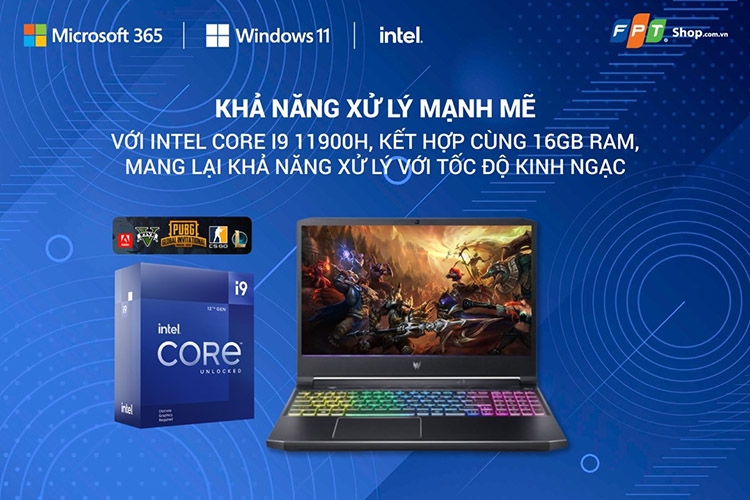 Sức mạnh đáng nể của Acer Predator Helios PH315-54-99S6 5