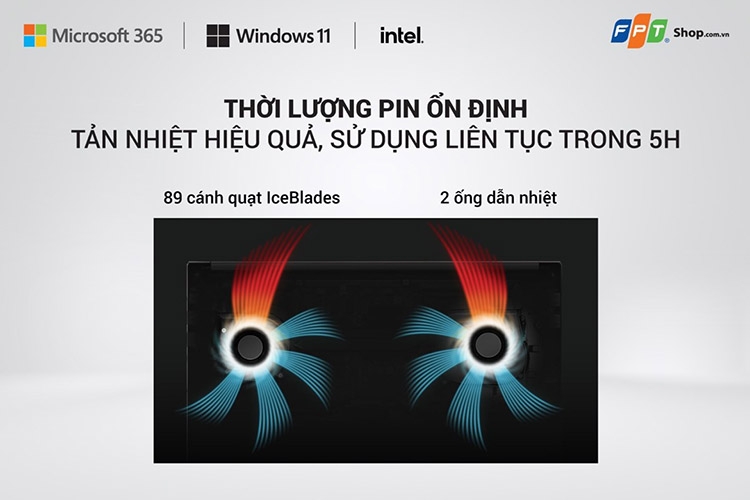 Trải nghiệm pin 5 giờ ổn định, cơ chế tản nhiệt thực sự hữu hiệu