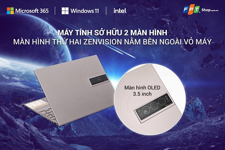 Asus Zenbook UX5401ZAS-KN070W: Chiếc laptop được khơi nguồn cảm hứng từ vũ trụ 2