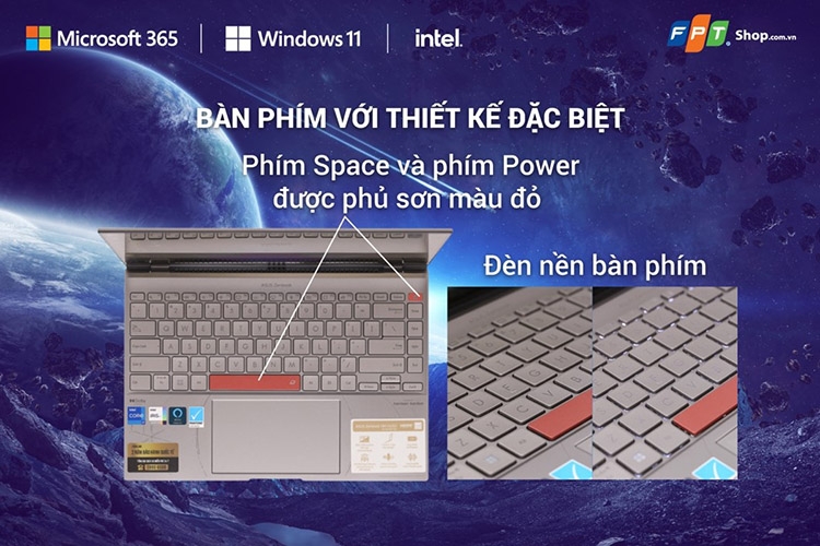 Asus Zenbook UX5401ZAS-KN070W: Chiếc laptop được khơi nguồn cảm hứng từ vũ trụ 3