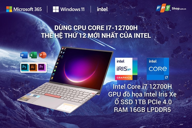 Asus Zenbook UX5401ZAS-KN070W: Chiếc laptop được khơi nguồn cảm hứng từ vũ trụ 10