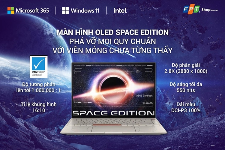 Asus Zenbook UX5401ZAS-KN070W: Chiếc laptop được khơi nguồn cảm hứng từ vũ trụ 123