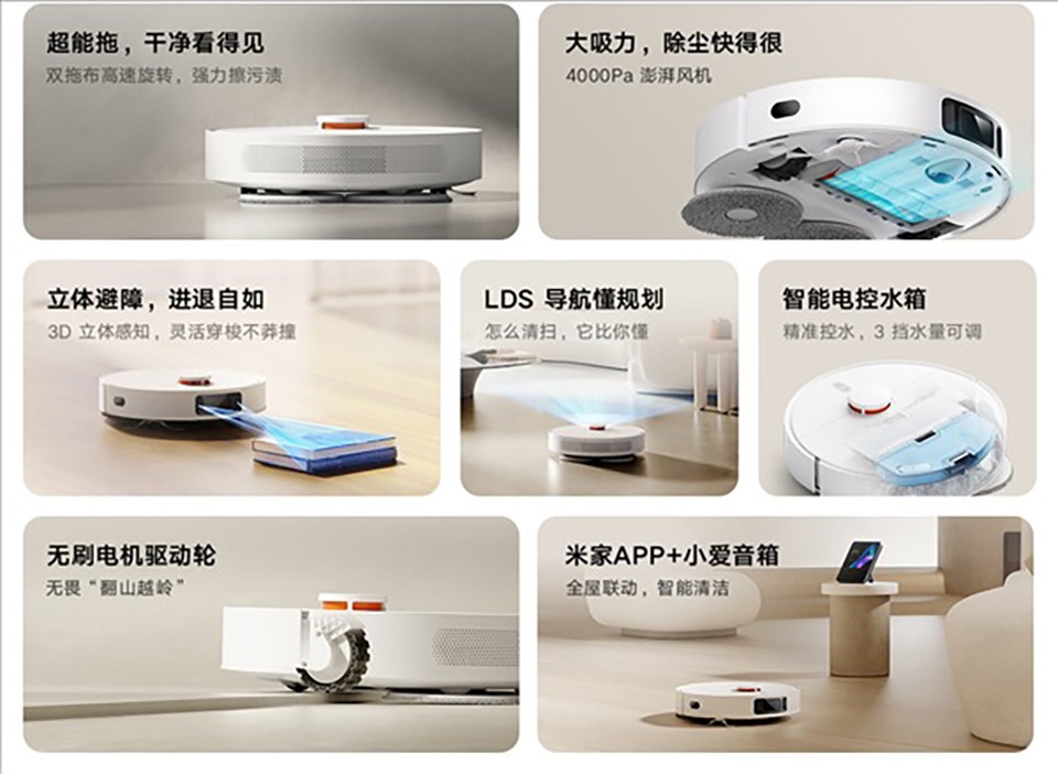 Robot hút bụi Xiaomi (ảnh 3)