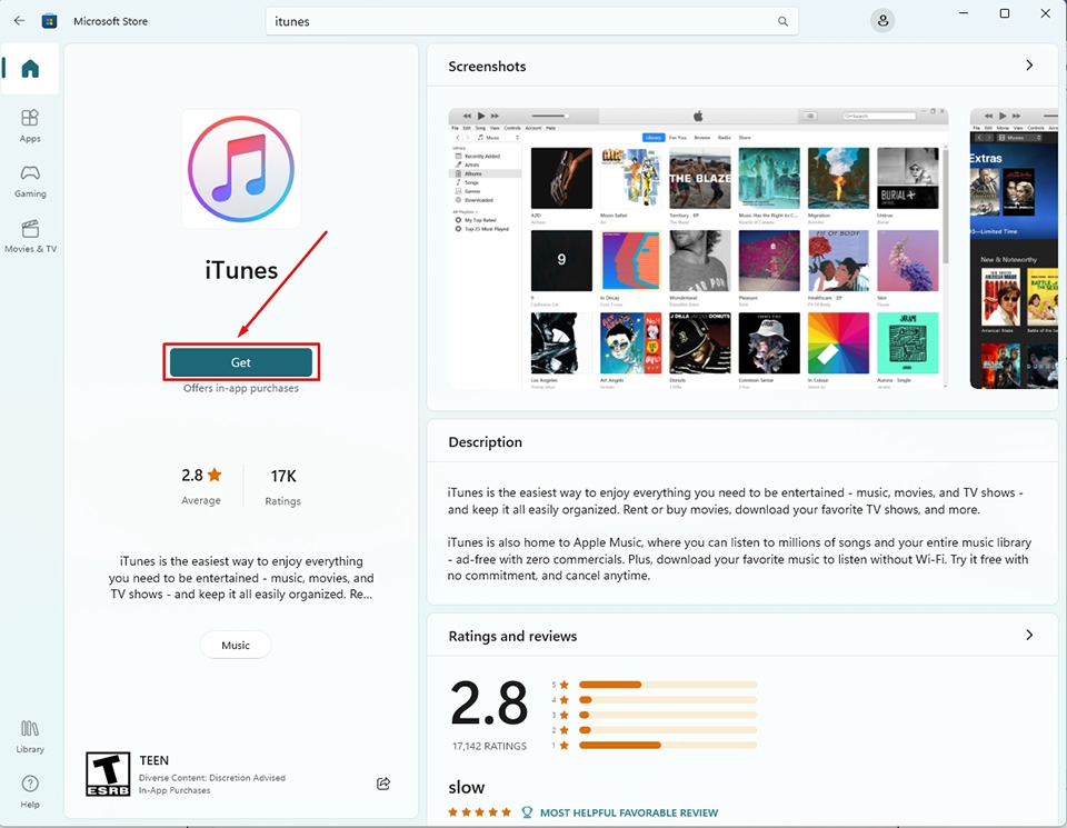 Tải iTunes cho Windows 11 - Ảnh 04