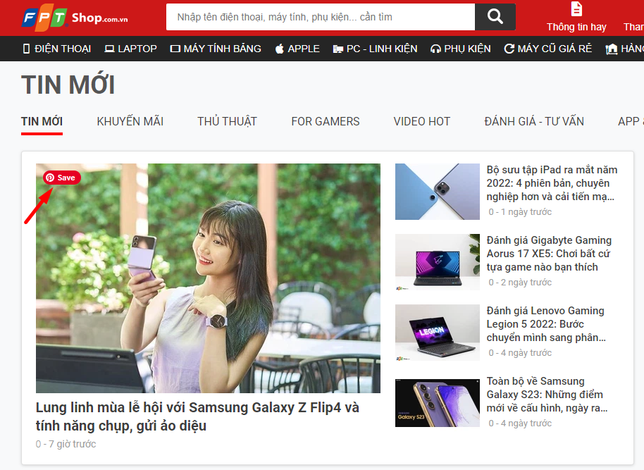 Cách dùng Pinterest Save Button (Ảnh 1)