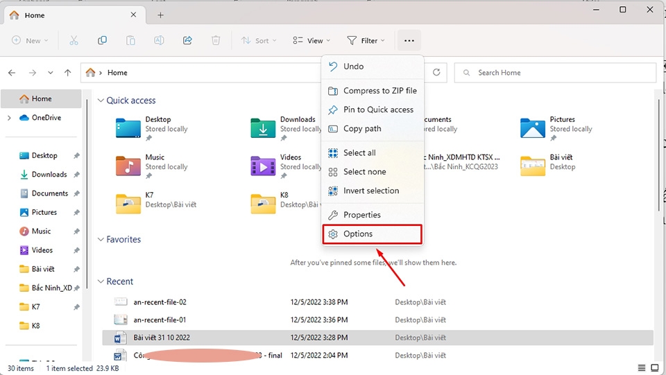 Tắt Recent File trong Windows 11 - Ảnh 04