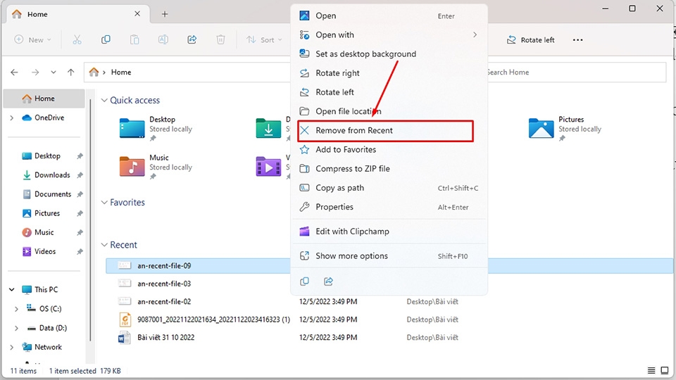 Tắt Recent File trong Windows 11 - Ảnh 11