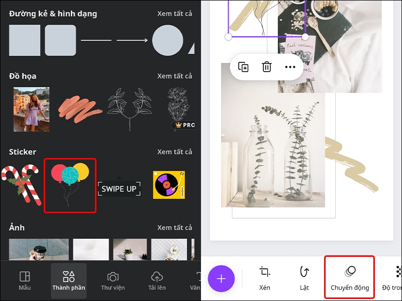 Cách tạo story Instagram bằng Canva trên điện thoại