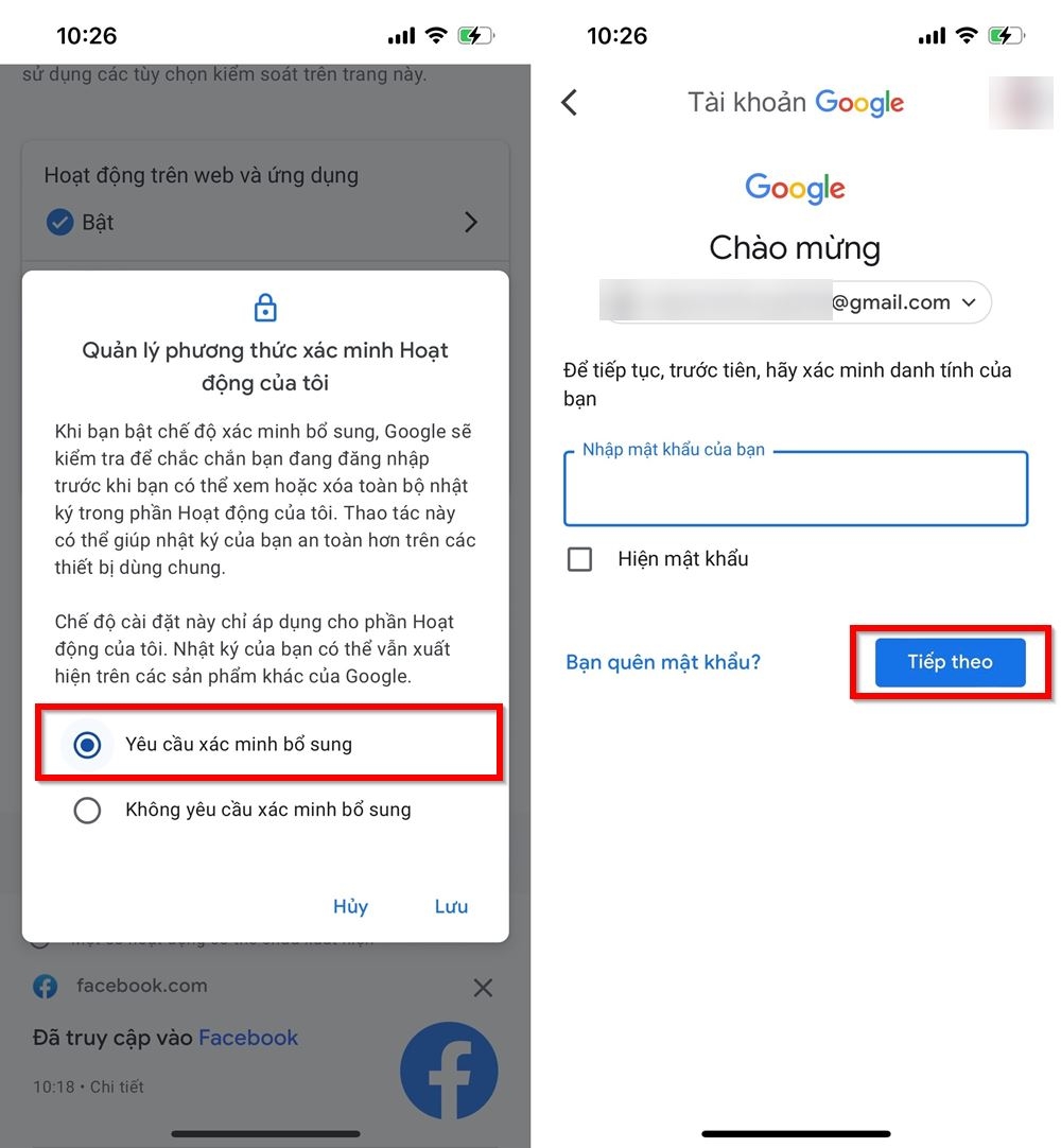 Cách bảo mật dữ liệu hoạt động Google 3