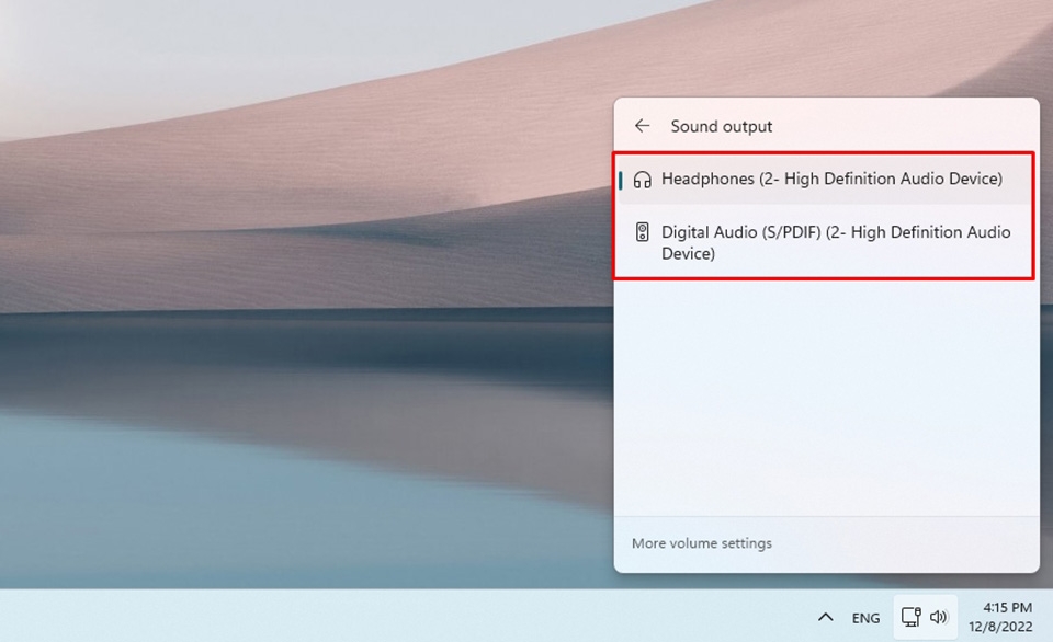 Laptop bị mất tiếng trong Windows 11 - Ảnh 05