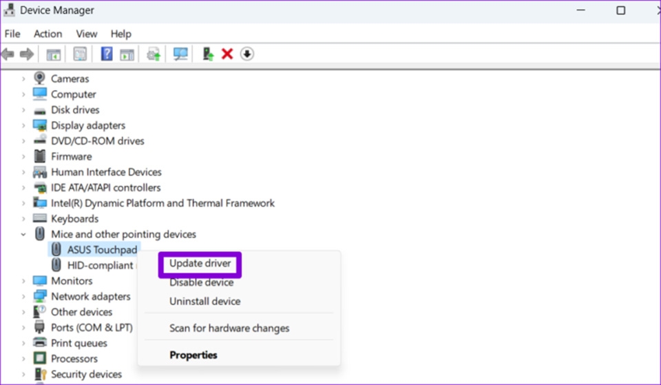 Lỗi Touchpad trong Windows 11 - Ảnh 05