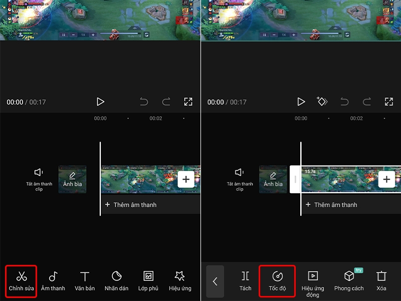 Cách chỉnh tốc độ video trên CapCut vô cùng đơn giản