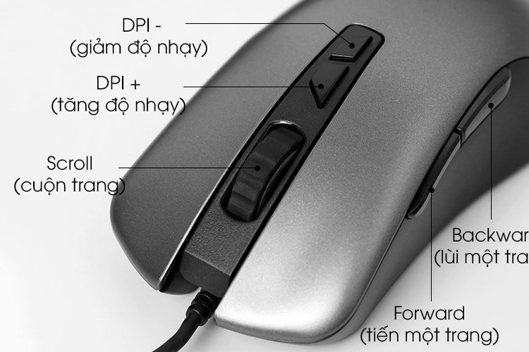 Gaming Asus TUF M3 - Chuột công thái học phù hợp cho mọi đối tượng