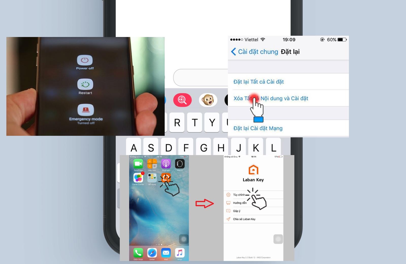 Các cách viết chữ có dấu trên điện thoại iPhone