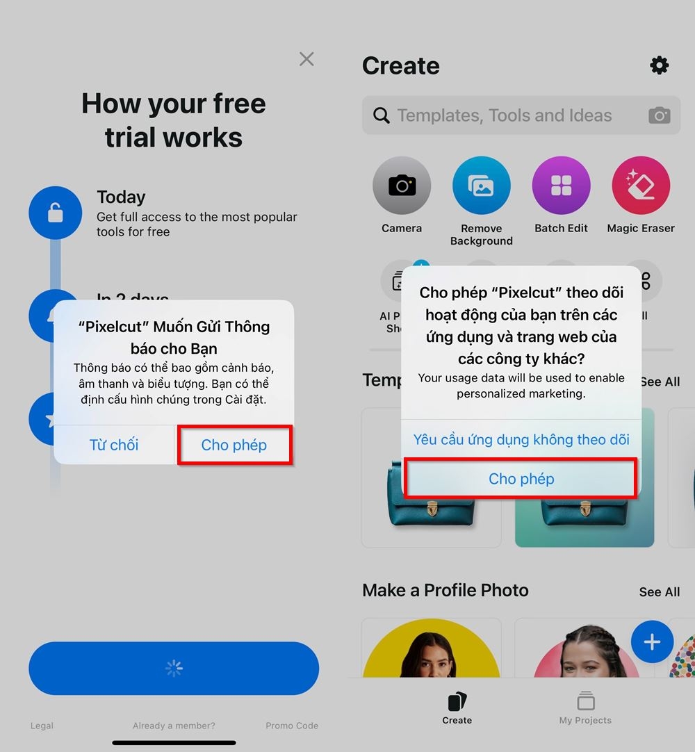 Cách sử dụng ứng dụng PixelCut 2