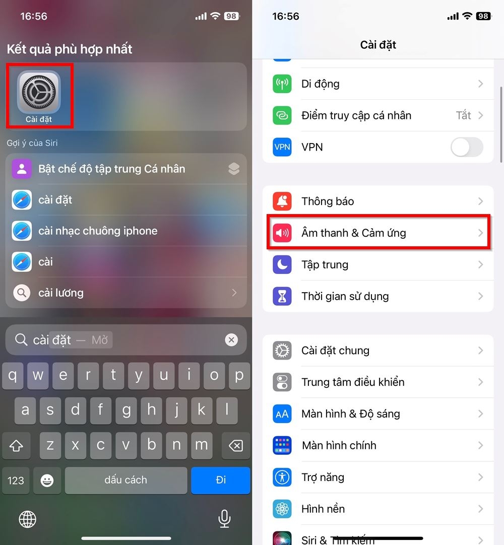 Cách bật/tắt phản hồi xúc giác trên iPhone chạy iOS 16 1