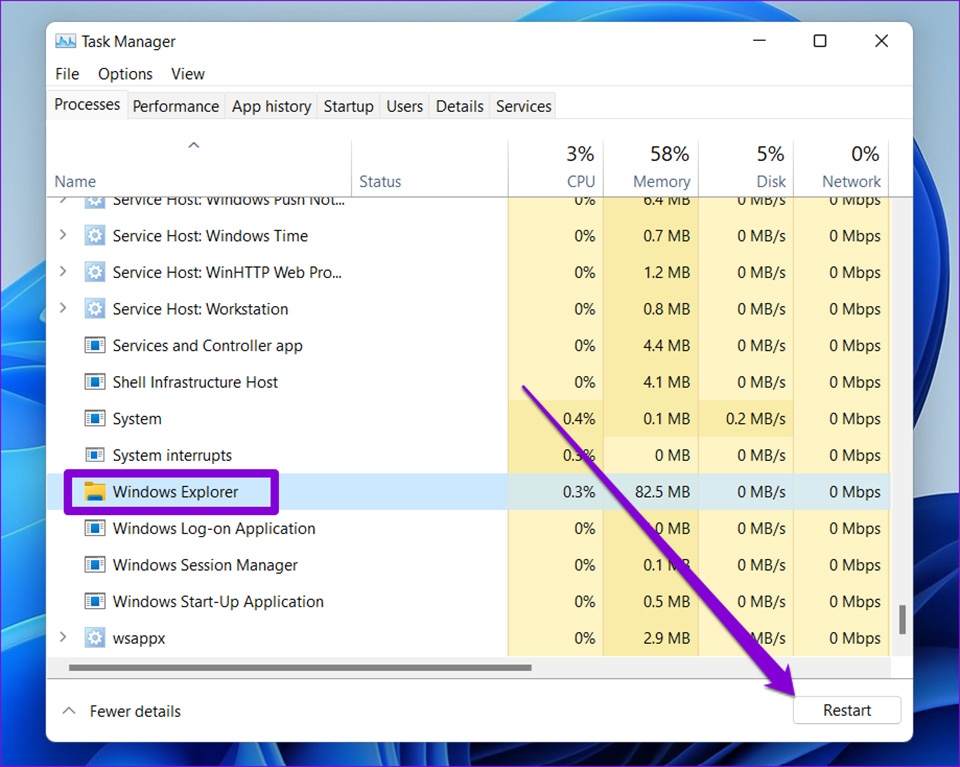 Mất thanh Taskbar trong Windows 11 - Ảnh 05
