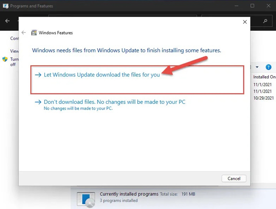 Cài đặt NET Framework 3.5 cho Windows 11 - Ảnh 04