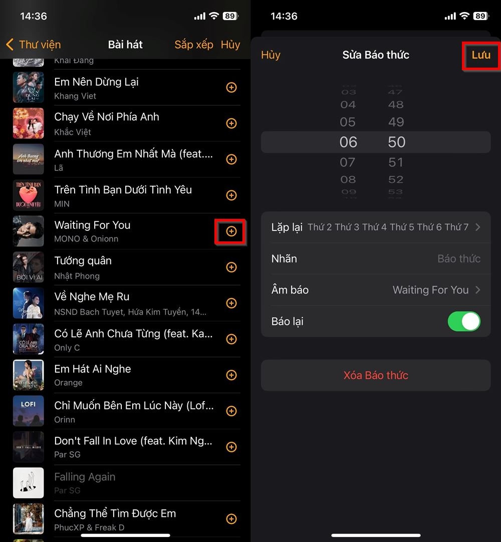 Cách đặt chuông báo thức bằng bài hát cho iPhone 4