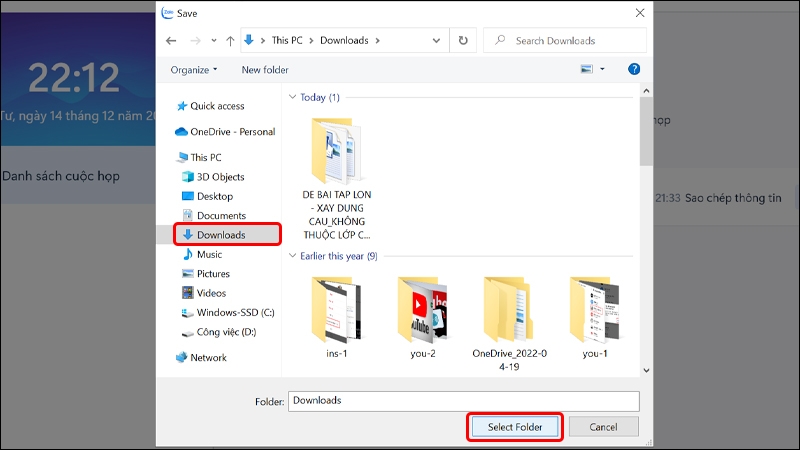 Hướng dẫn thay đổi thư mục lưu file trên Zalo PC