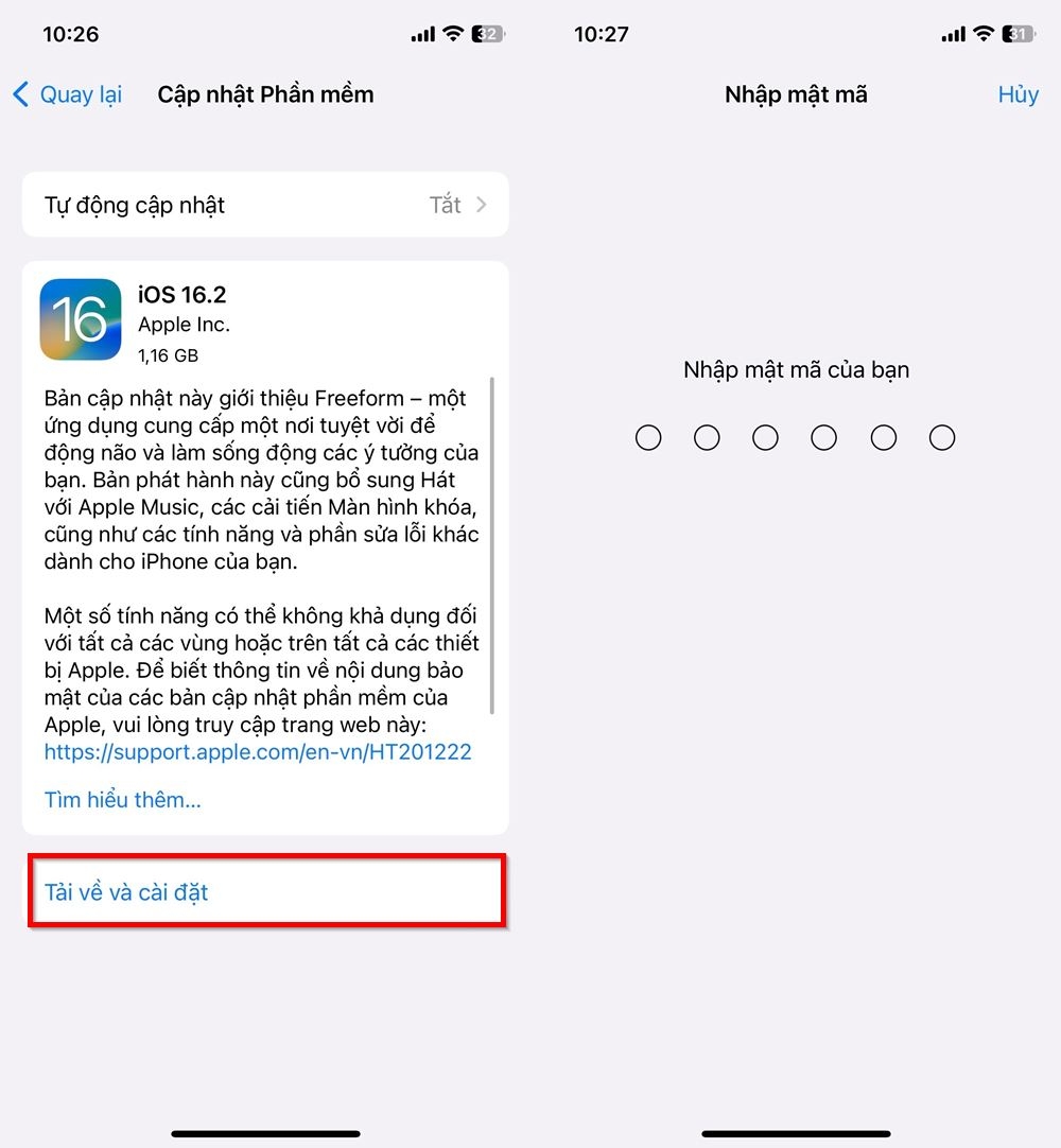 Cách cập nhật iOS 16.2 chính thức trên iPhone 2