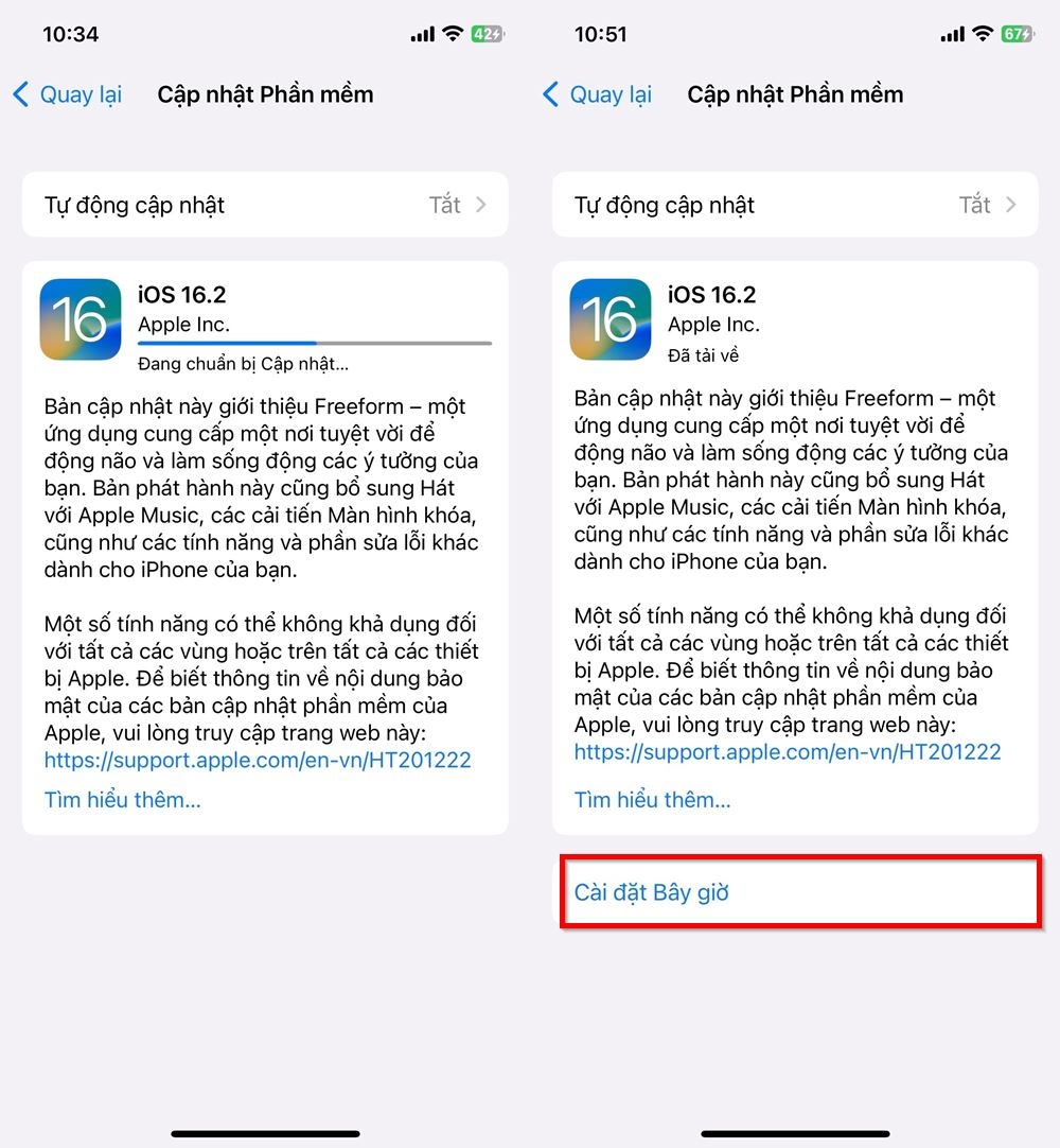 Cách cập nhật iOS 16.2 chính thức trên iPhone 3
