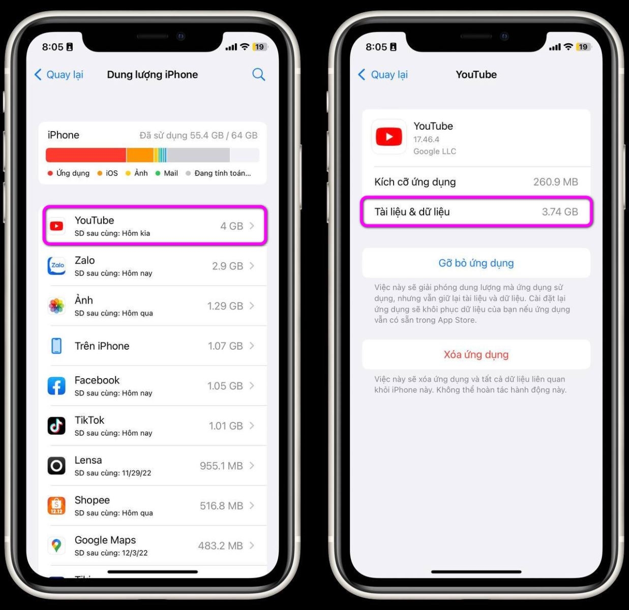 Mục Tài liệu & dữ liệu trên iPhone là gì? - Ảnh 3