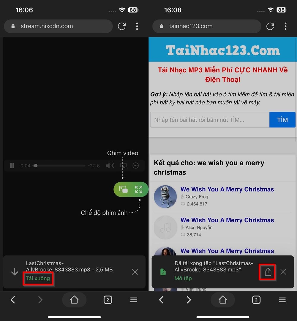 Cách cài nhạc chuông Giáng sinh cho iPhone 2
